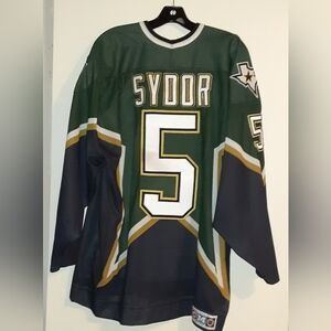 Vintage Darryl Sydor hockey jersey